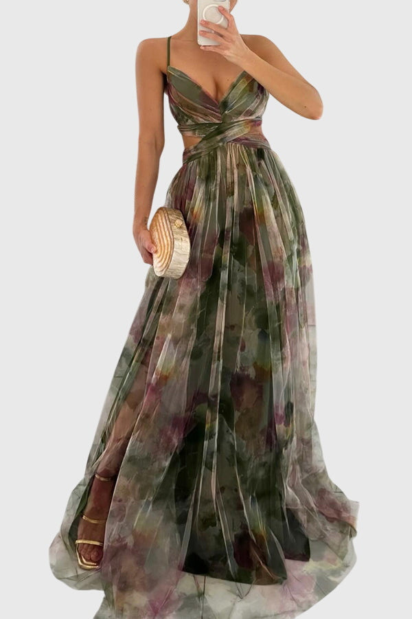 Giselle™ | Kwiatowa Maxi Sukienka