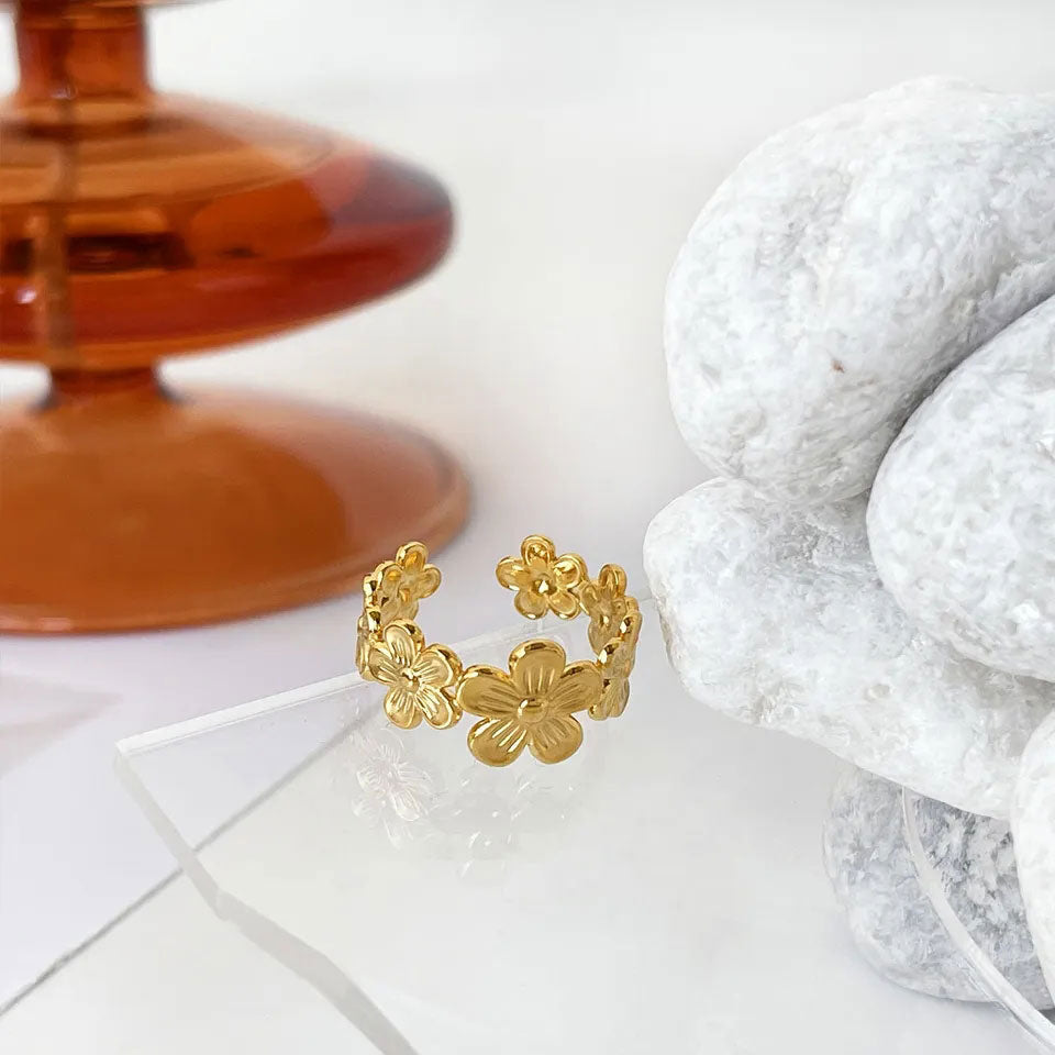 Thalireine | Pierścionek 18K Złoto