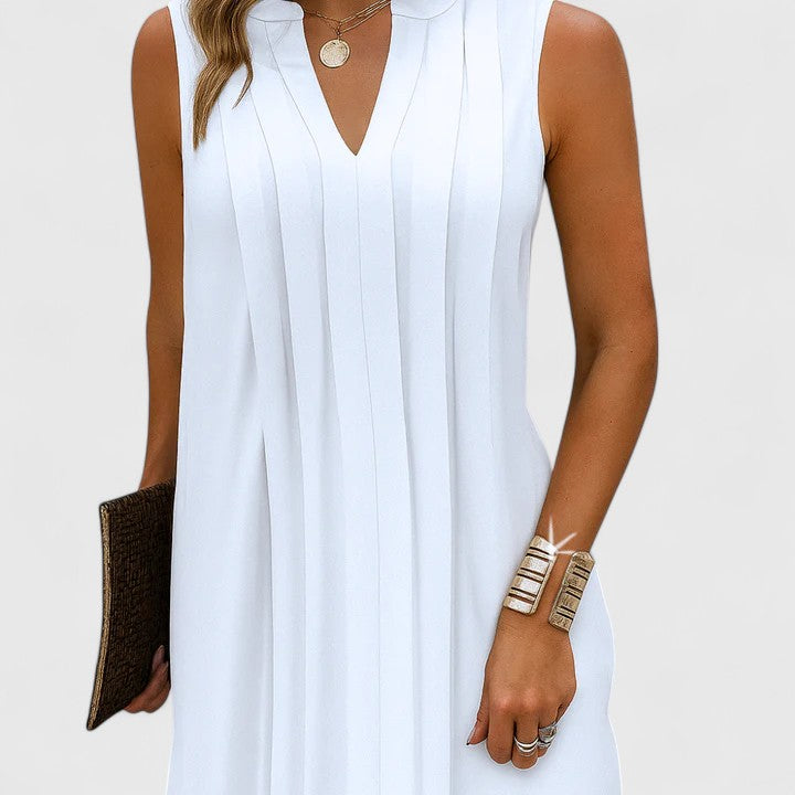 Clarhild™ | Elegancka Sukienka Imarteleva z Dekoltem w Serek