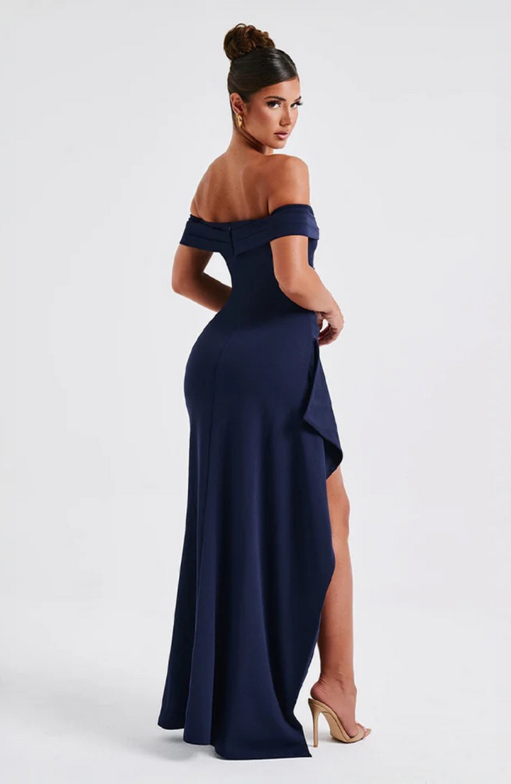Rilena – Letnia sukienka maxi z rozcięciem