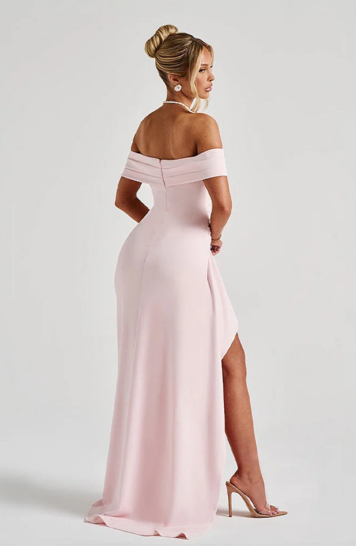 Rilena – Letnia sukienka maxi z rozcięciem