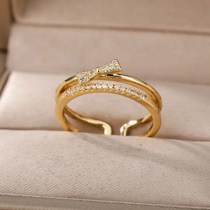 Maurelynn | Pierścionek 18K Złoty