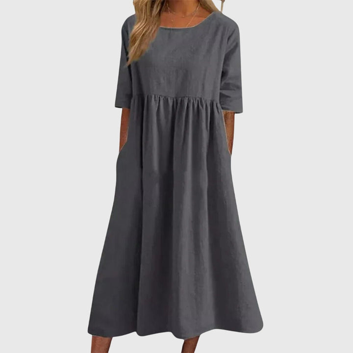 Haisley™ | Elegancka Sukienka na Krótki Rękaw