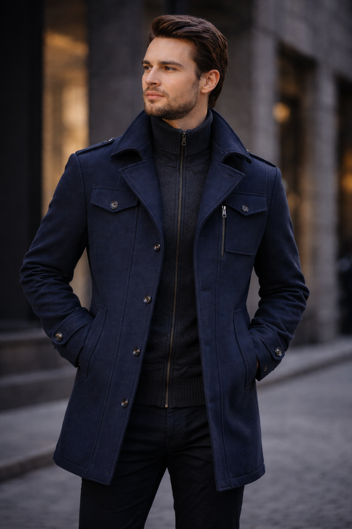 Mateusz™ | Ciepły i Elegancki Płaszcz dla Mężczyzn