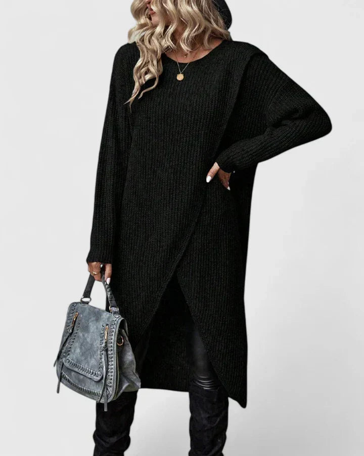 Zarymelle | Elegancka Sukienka Swetrowa