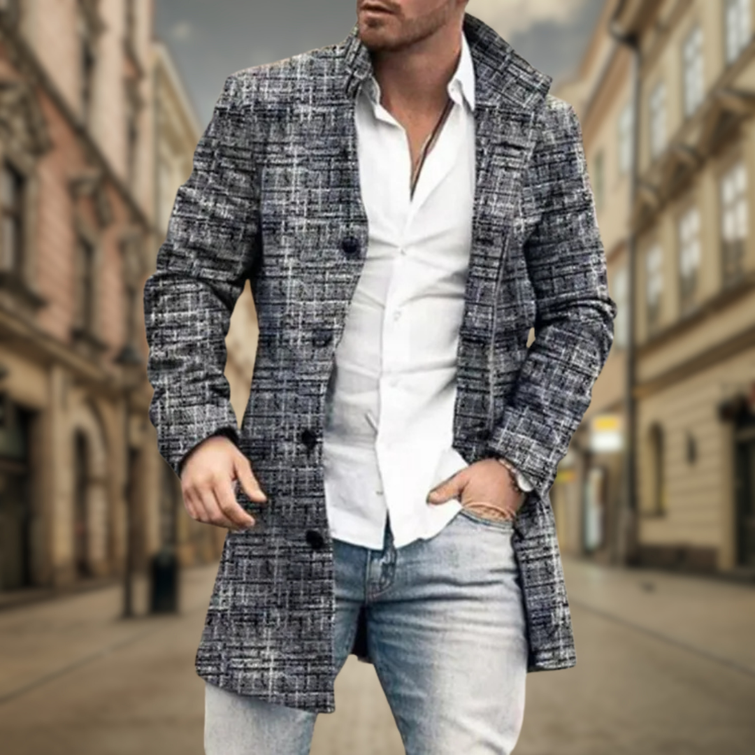 Domański™ | Elegancki Płaszcz Męski