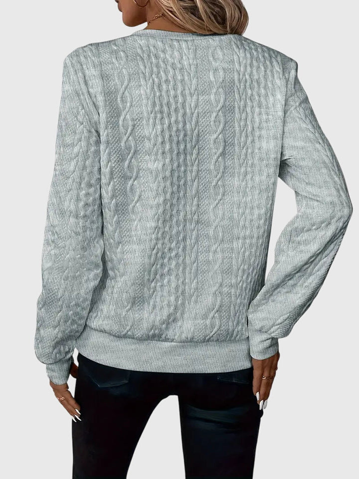 Nora™ | Sweter z zamkiem błyskawicznym