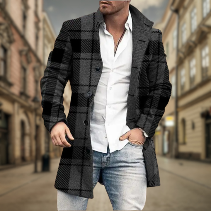 Domański™ | Elegancki Płaszcz Męski