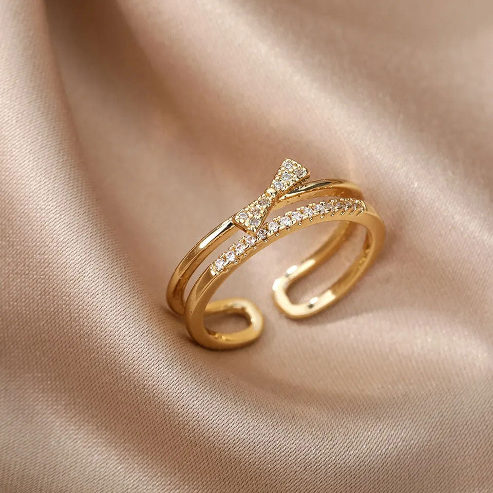 Maurelynn | Pierścionek 18K Złoty
