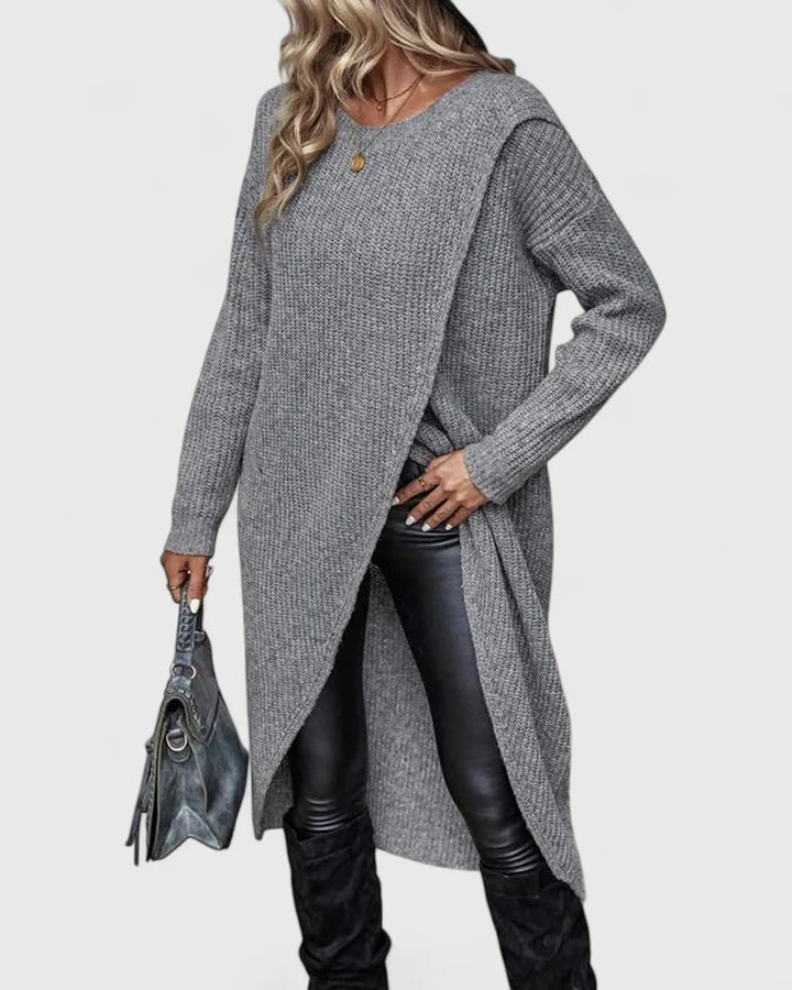 Zarymelle | Elegancka Sukienka Swetrowa
