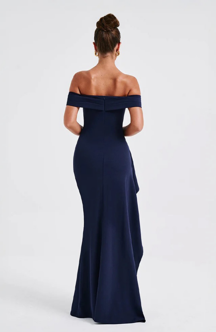 Rilena – Letnia sukienka maxi z rozcięciem