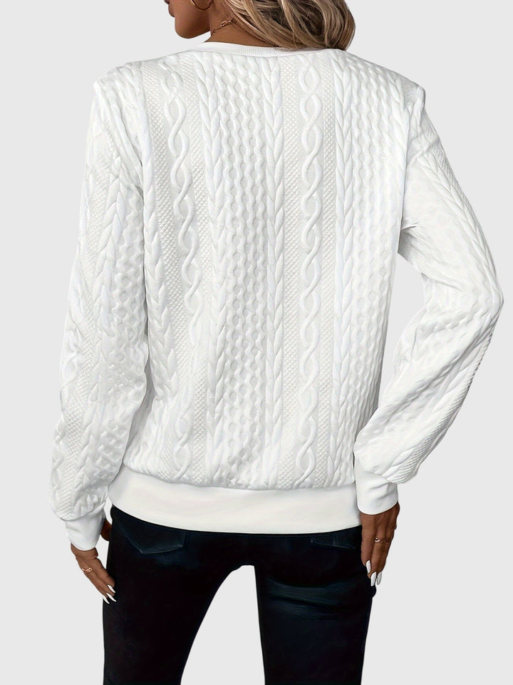 Nora™ | Sweter z zamkiem błyskawicznym