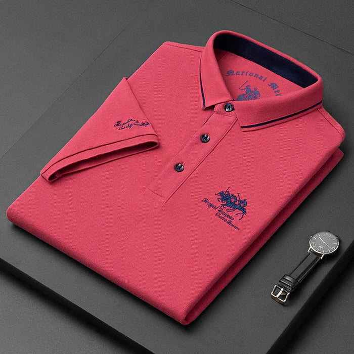 Norbert – Elegancka koszulka polo z organicznej bawełny