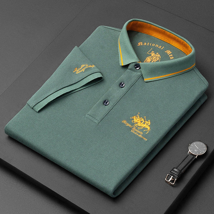 Norbert – Elegancka koszulka polo z organicznej bawełny
