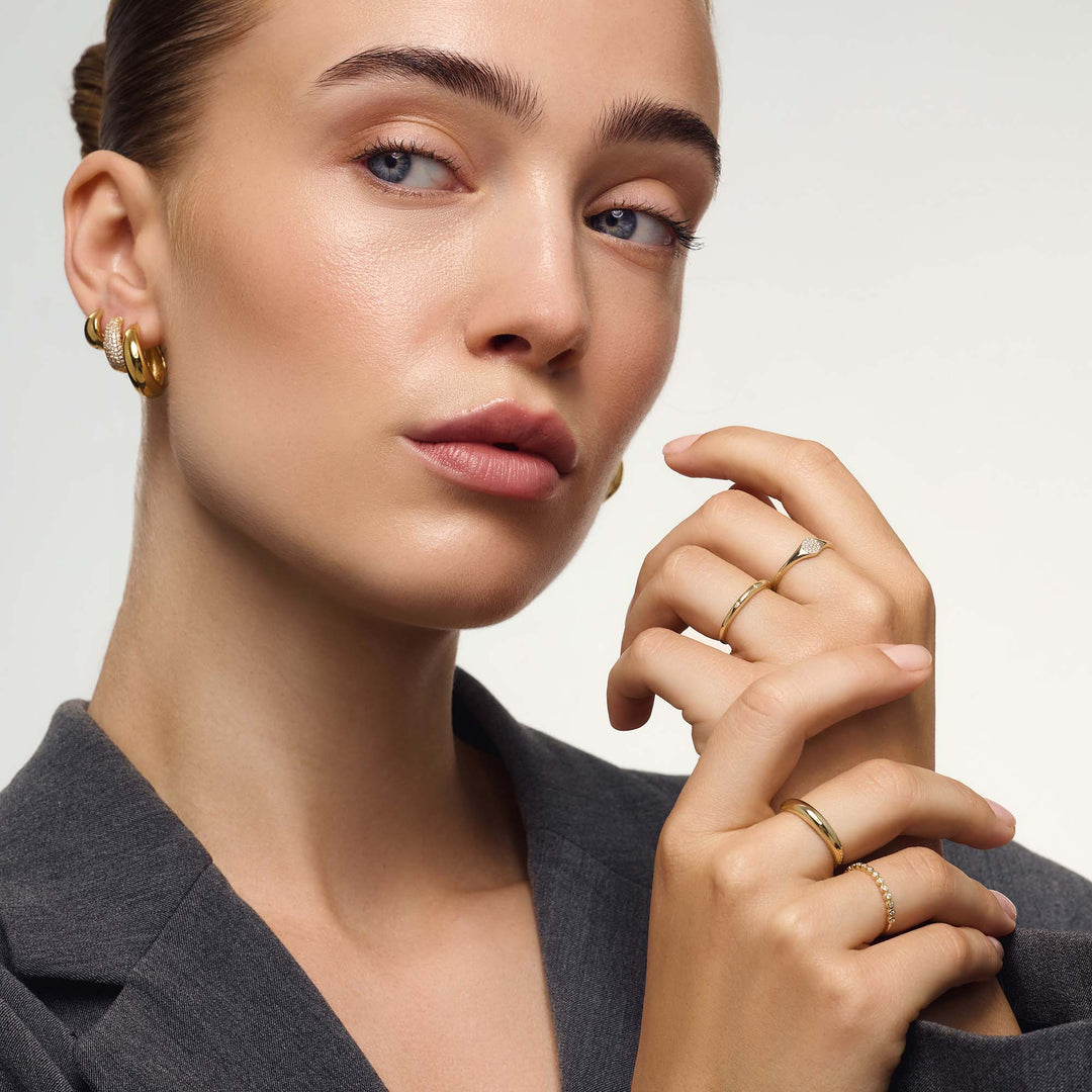 Isavianne | Pierścionek diamentowy 18K Złoto