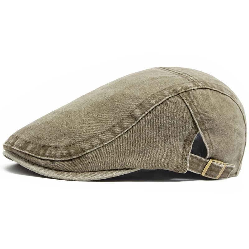 Jakub – Stylowa czapka typu flat cap na każdą porę roku