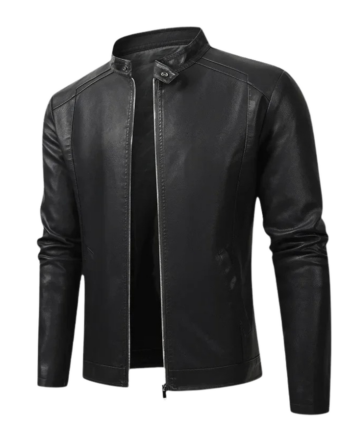 Patryk™ | Elegancka Skórzana Kurtka Motocyklowa
