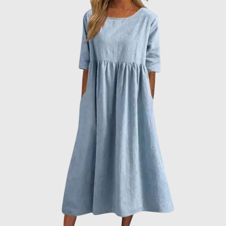 Haisley™ | Elegancka Sukienka na Krótki Rękaw