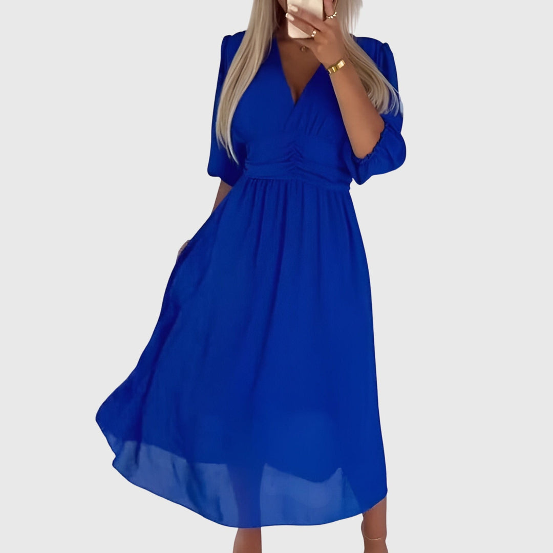 Chloe™ | Lekka Jedwabna Chiffonowa Sukienka