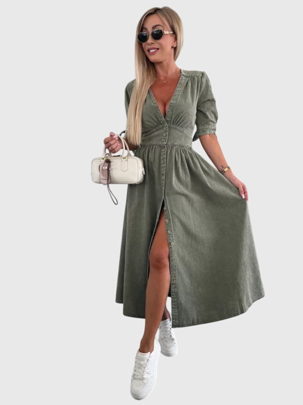 Sophia™ | Stylowa Sukienka Dżinsowa