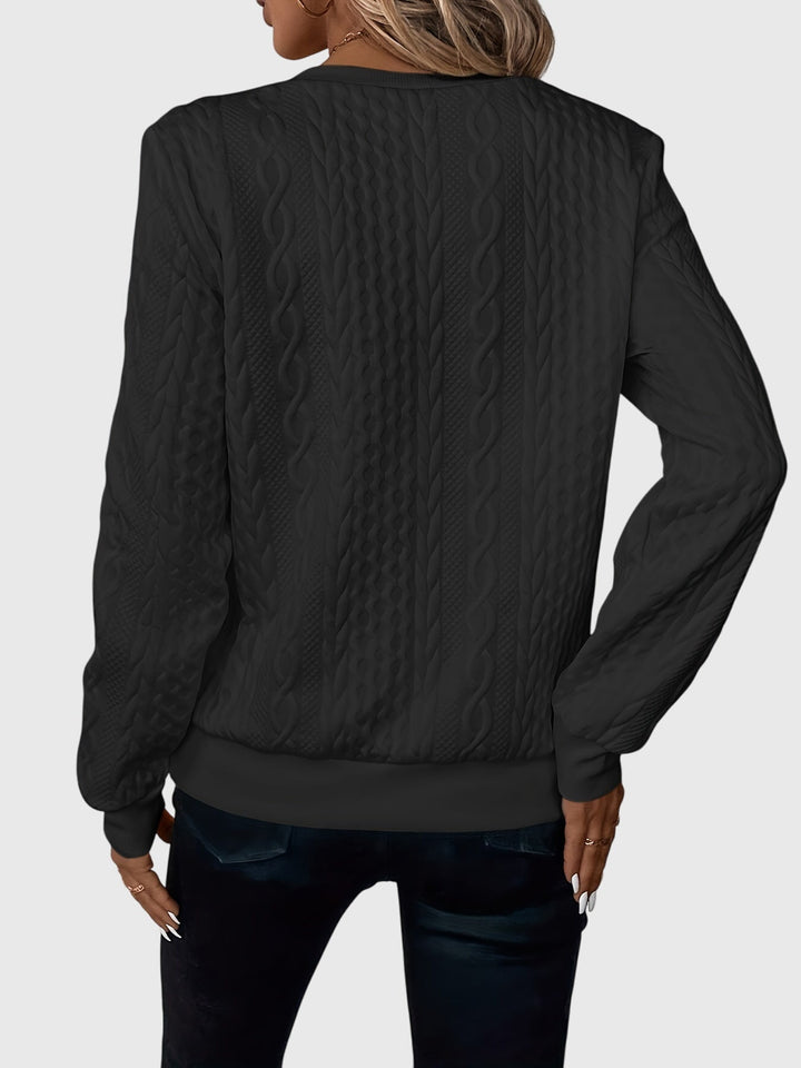 Nora™ | Sweter z zamkiem błyskawicznym