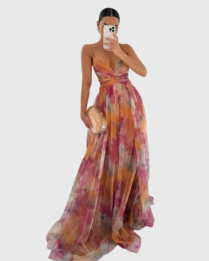 Giselle™ | Kwiatowa Maxi Sukienka