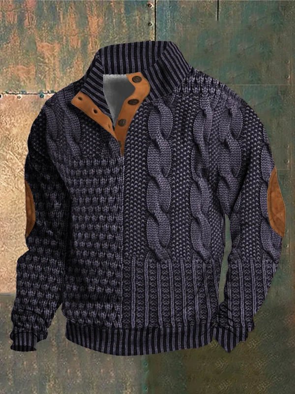 Grzegorz™ – Sweter z Nadrukiem Vintage