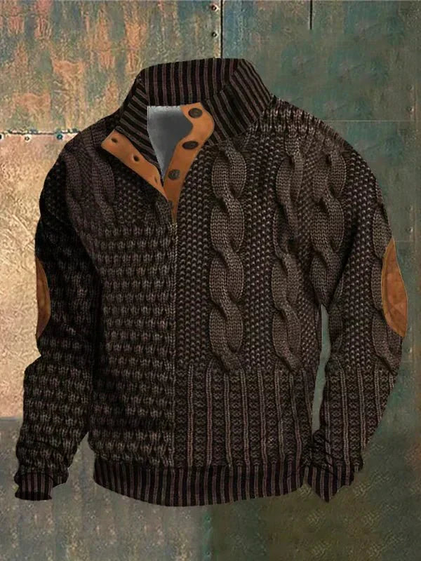 Grzegorz™ – Sweter z Nadrukiem Vintage
