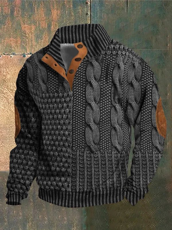 Grzegorz™ – Sweter z Nadrukiem Vintage