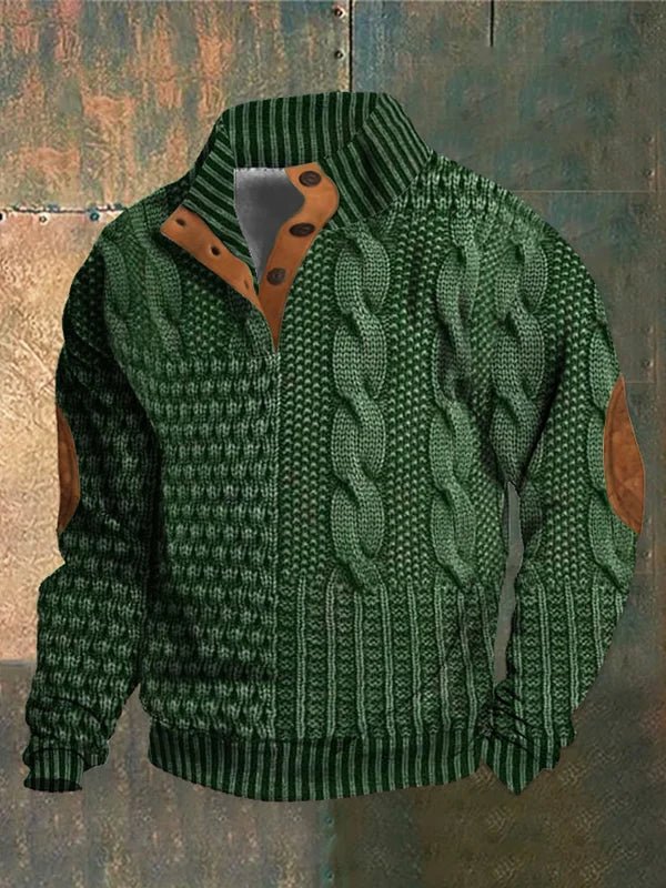 Grzegorz™ – Sweter z Nadrukiem Vintage