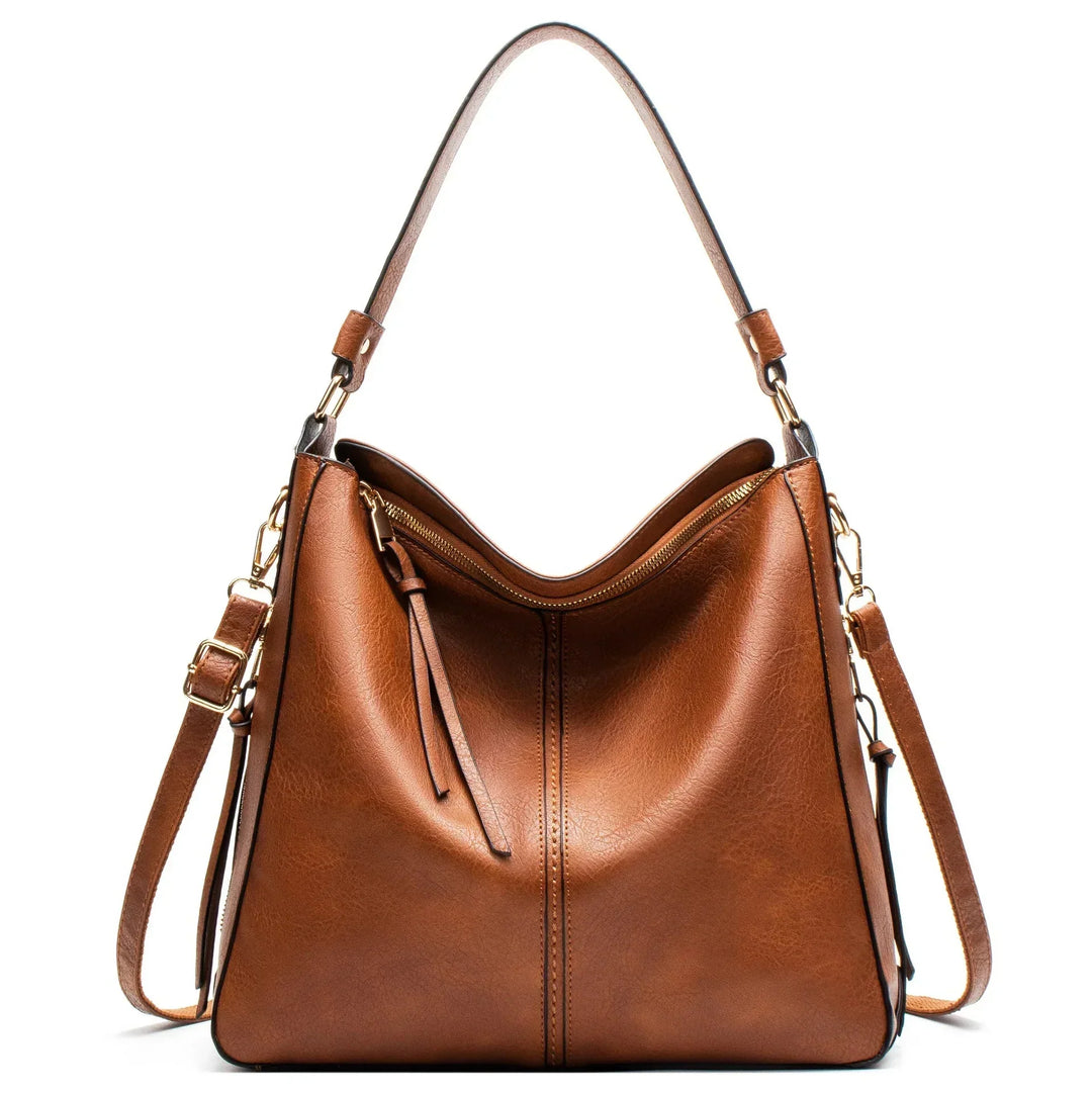Justyna - Skórzana torba typu hobo