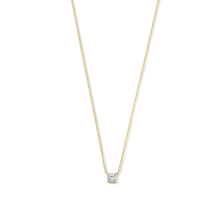 Ysavienna | Naszyjnik z moissanitem 14k Złoto