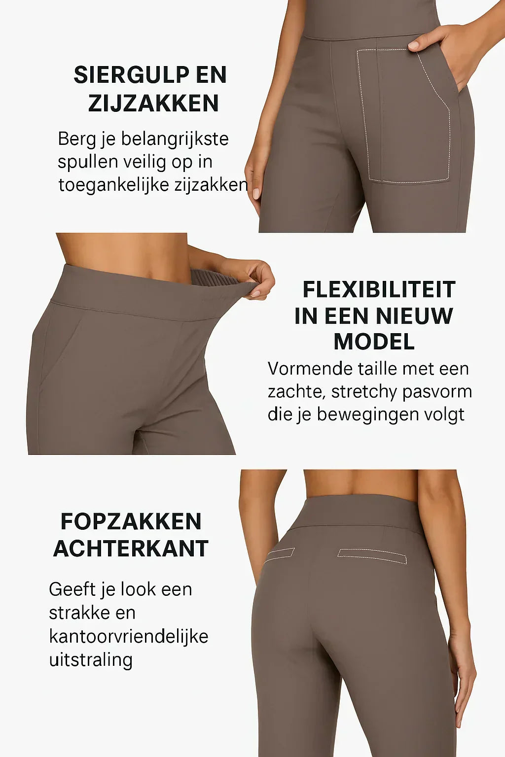 Kalina™ | Eleganckie Spodnie z Miękkiej Dzianiny
