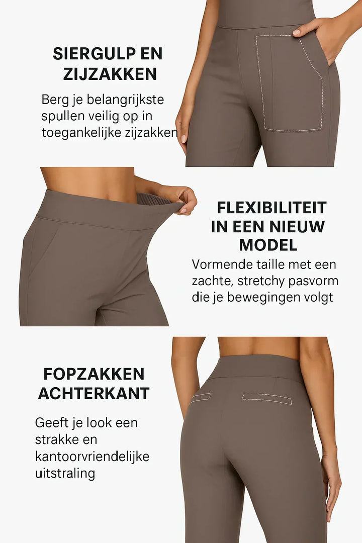 Kalina™ | Eleganckie Spodnie z Miękkiej Dzianiny