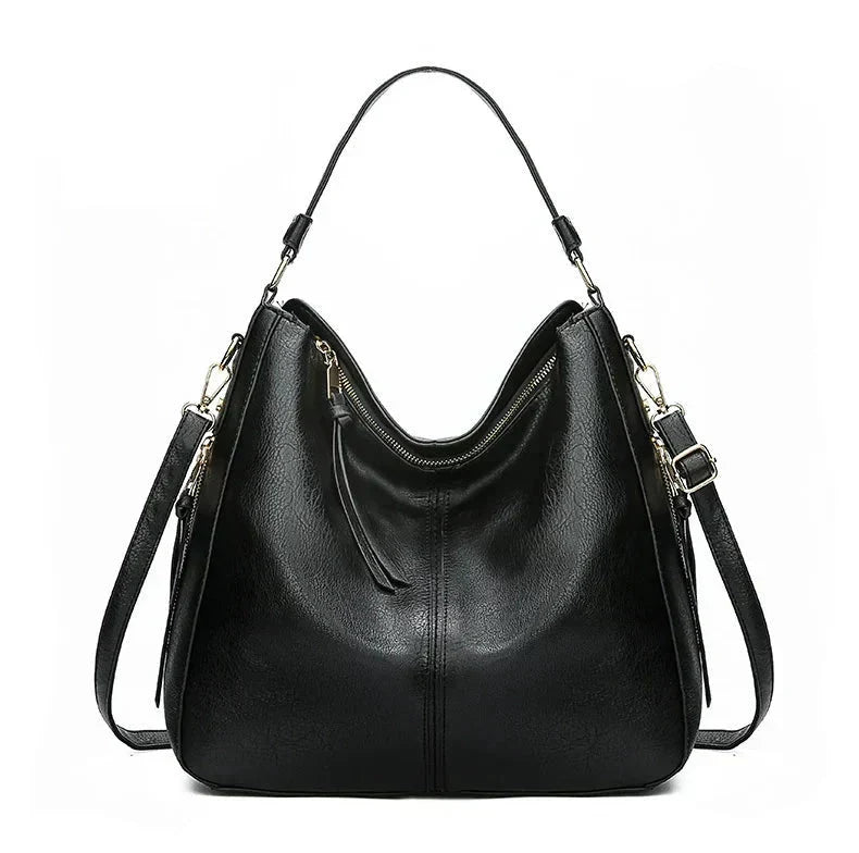 Justyna - Skórzana torba typu hobo