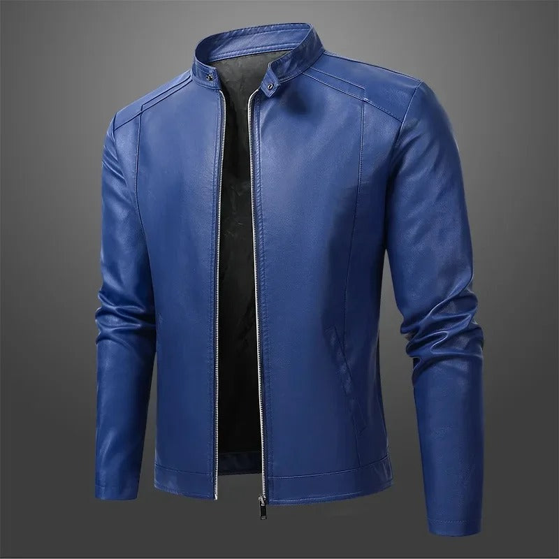 Patryk™ | Elegancka Skórzana Kurtka Motocyklowa